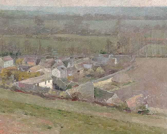 Theodore Robinson A Birds Eye View oil painting picture
